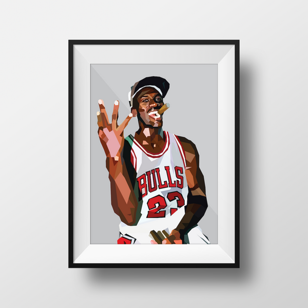 Michael Jordan Artwork Prints DG Designs
