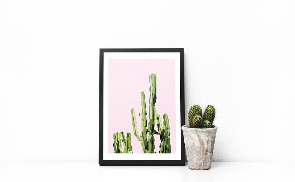 Cactus on Pink - DG Designs