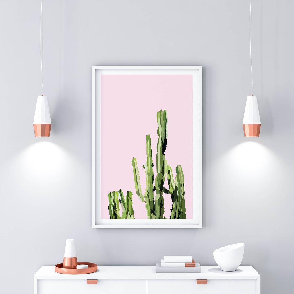 Cactus on Pink - DG Designs