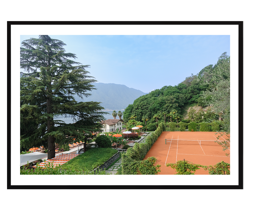 Tennis in Tremezzo (Landscape)
